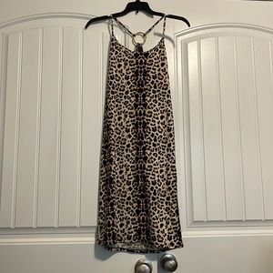 leopard print, body con dress